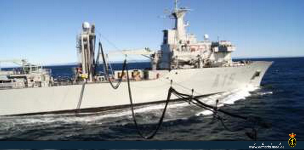 La misión del "Cantabria" es proporcionar apoyo logístico operativo a una fuerza
naval